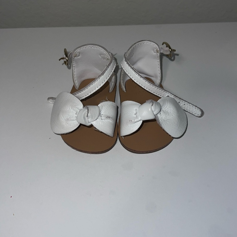 Baby Leather Bow Sandal 0-3 Months